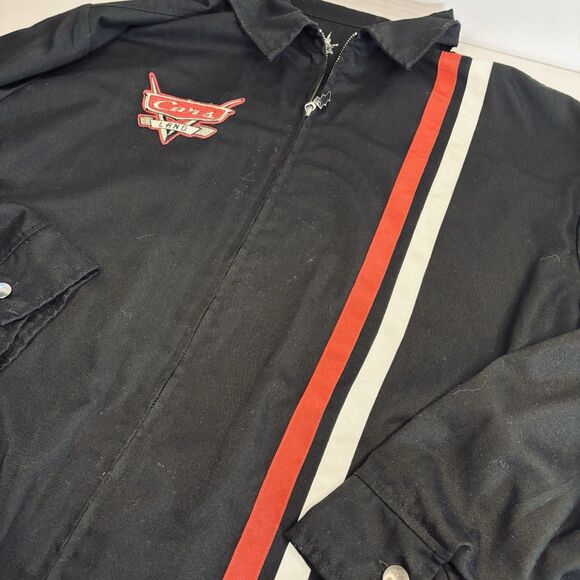 Disney Parks Cars Land Lightweight Jacket  XXL Lighting  Zipper Pull - Picture 3 of 13